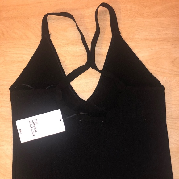 Zara Black Halter Strap Top - Picture 4 of 7